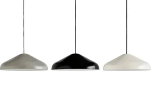 Secto Design Deckenleuchten-HAY Pao Steel Pendelleuchte 470, Soft Black