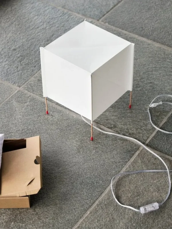 Foscarini Tischlampen-HAY Paper Cube Tischleuchte, Weiß