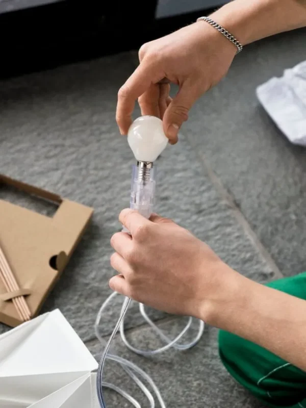 Foscarini Tischlampen-HAY Paper Cube Tischleuchte, Weiß