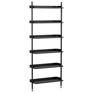 Muuto Regale-HAY Pier System 101 Regal, 1 Säule, PS schwarz