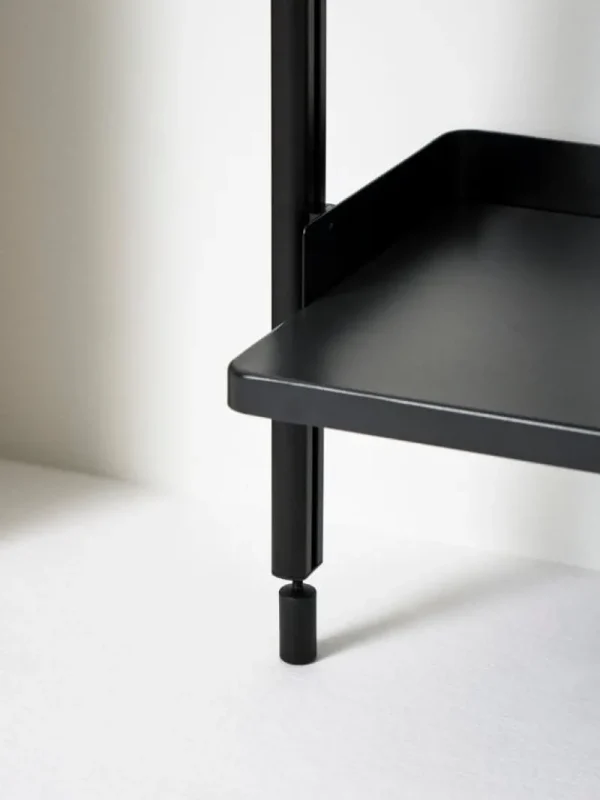 Muuto Regale-HAY Pier System 101 Regal, 1 Säule, PS schwarz