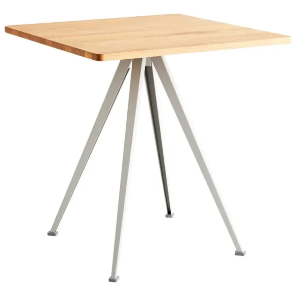 Artek Tische-HAY Pyramid Café Tisch 21, 70 x 70 cm, beige - lackiertes Eiche