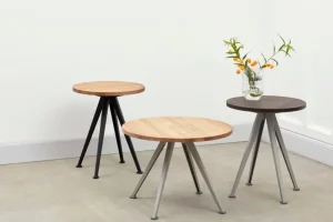 Sibast Tische-HAY Pyramid Couchtisch 51, 45 cm, schwarz - lackierte Eiche