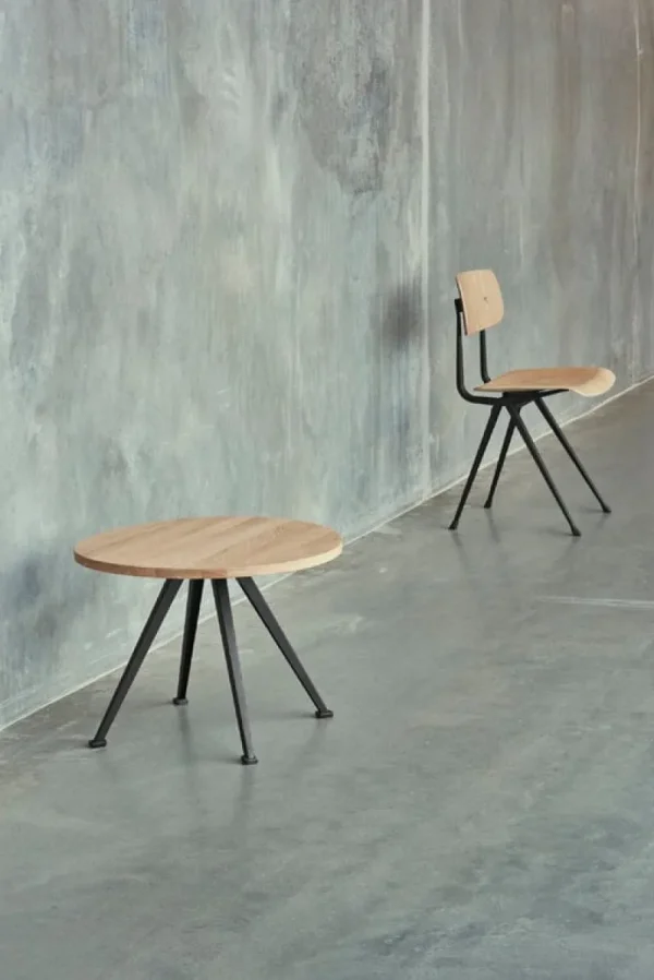 Muuto Tische-HAY Pyramid Couchtisch 51, 60 cm, schwarz - lackierte Eiche