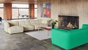 Fatboy Sofas Und Liegen-HAY Quilton Sofa, 3-Sitzer, Grün, Vidar 932