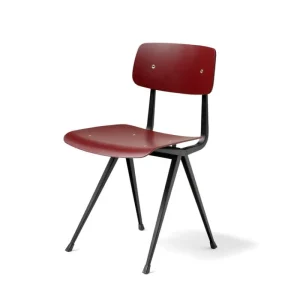 Fritz Hansen Sitzgelegenheiten-HAY Result Stuhl, Schwarz – Ziegelrot
