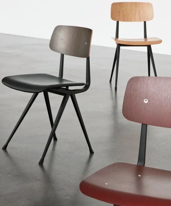 Fritz Hansen Sitzgelegenheiten-HAY Result Stuhl, schwarz – Eiche geräuchert