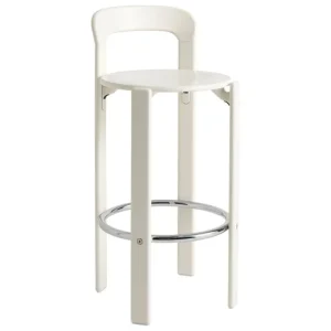 Vitra Sitzgelegenheiten-HAY Rey Barhocker, 75 cm, creme-weiß