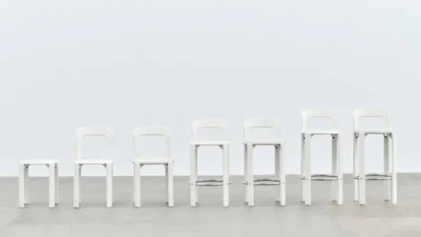 Vitra Sitzgelegenheiten-HAY Rey Barhocker, 75 cm, creme-weiß