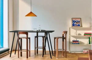 HAY Sitzgelegenheiten-Rey Barhocker, 75 cm, Umbrabraun