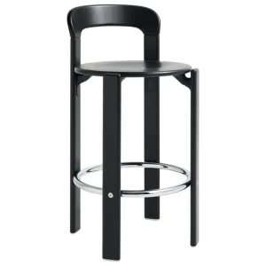 Vitra Sitzgelegenheiten-HAY Rey Barhocker, 65 cm, Tiefschwarz