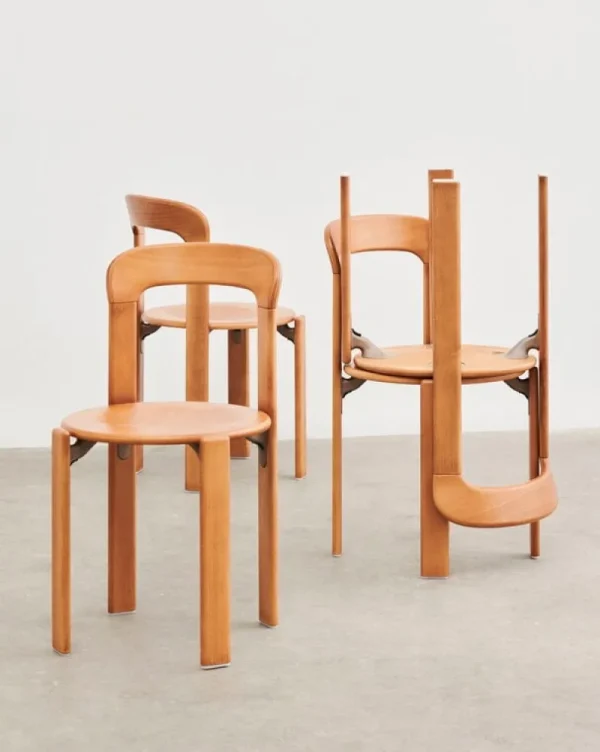 HAY Sitzgelegenheiten-Rey Stuhl, Gold