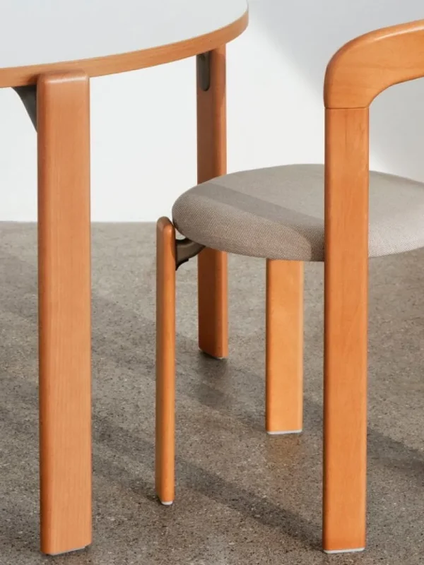 HAY Sitzgelegenheiten-Rey Stuhl, Gold - Beige Steelcut Trio 213