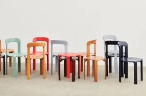 HAY Sitzgelegenheiten-Rey Stuhl, Umbrabraun