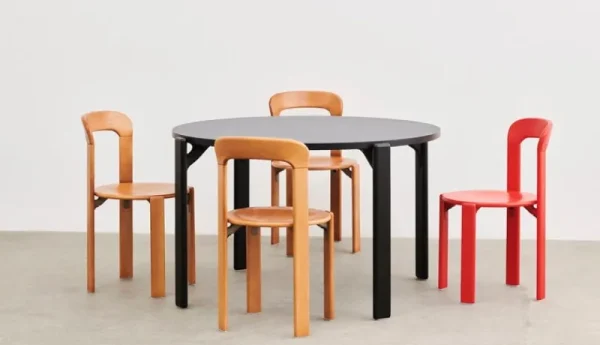 HAY Tische-Rey Tisch, 128 cm, Tiefblau - Vulcano