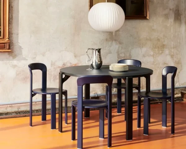 HAY Tische-Rey Tisch, 128 cm, Tiefblau - Vulcano