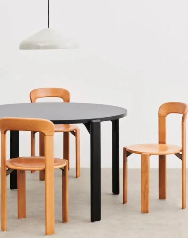HAY Tische-Rey Tisch, 128 cm, Tiefblau - Vulcano