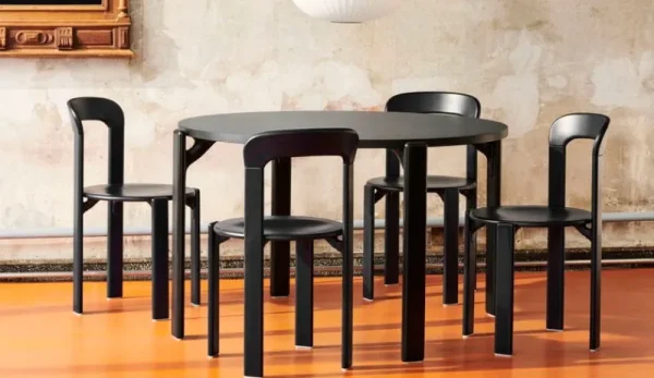 HAY Tische-Rey Tisch, 128 cm, Tiefblau - Vulcano