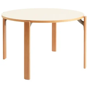 HAY Tische-Rey Tisch, 128 cm, Gold - Elfenbeinweiß