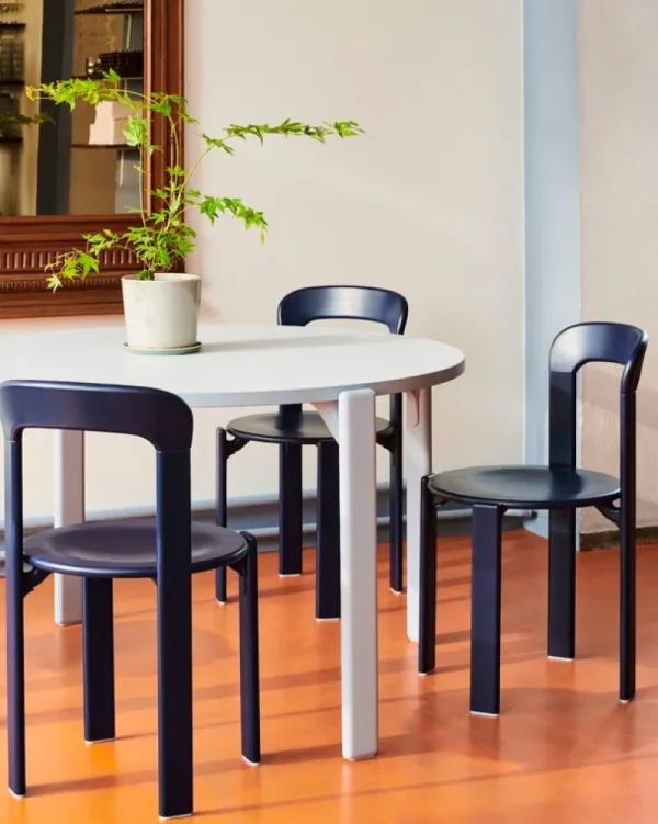 HAY Tische-Rey Tisch, 128 cm, Schieferblau - Möwengrau