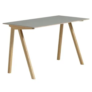 HAY Schreibtische Und Raumtrenner | Tische^Schreibtisch CPH90 2.0, 130 x 65 cm, Eiche - graues Linoleum