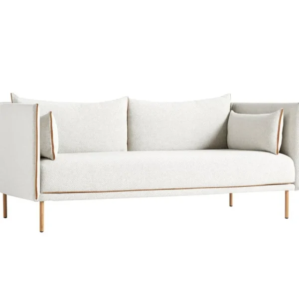 HAY Sofas Und Liegen-Silhouette Sofa 2-Sitzer, Coda 100/Sense cognacfarben – Eiche ge