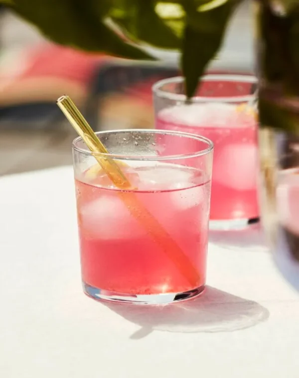 HAY Besteck^Sip Cocktail Strohhalme, 4 Stück, Glas