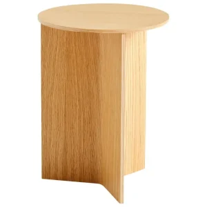 HAY Tische-Slit Wood Tisch, 35 cm, hoch, Eiche lackiert