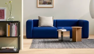 HAY Tische-Slit Wood Tisch, 35 cm, hoch, Eiche lackiert