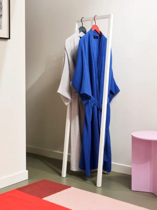 Muuto Tische-HAY Slit Wood Tisch, 35 cm, hoch, Hellrosa