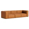 ferm LIVING Sofas Und Liegen-HAY Sofa Mags Soft, 3-Sitzer, Comb.1 hohe Armlehne, Sense 0250