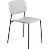 Vitra Sitzgelegenheiten-HAY Soft Edge 40 Stuhl, Schwarz – Soft Grey