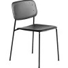 Normann Copenhagen Sitzgelegenheiten-HAY Soft Edge 40 Stuhl, Schwarz – Soft Black