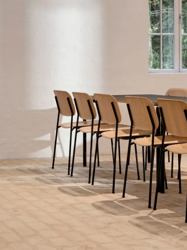 HAY Sitzgelegenheiten-Soft Edge 40 Stuhl, schwarz – Eiche lackiert