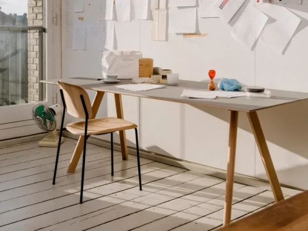 HAY Sitzgelegenheiten-Soft Edge 40 Stuhl, schwarz – Eiche lackiert