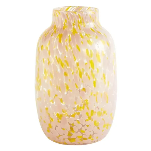 Ku00e4hler Vasen-HAY Splash Vase, 30 cm, Hellrosa – Gelb