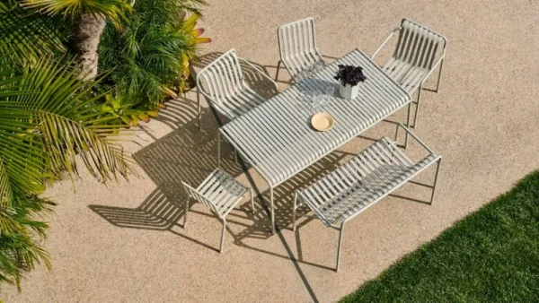 HAY Terrassenmöbel^Stuhl Palissade, himmelgrau