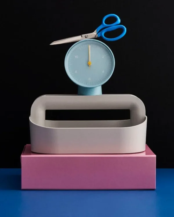 Vitra Uhren-HAY Table Clock Tischuhr, Blau