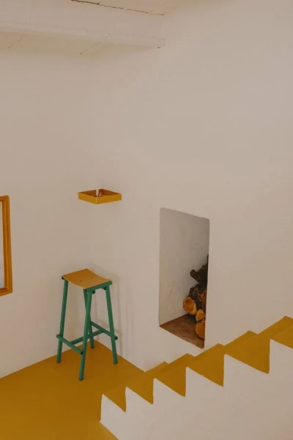 Vitra Sitzgelegenheiten-HAY Taburete 8 Barhocker, hoch, 75 cm, sanfte Jade - Eiche lackiert