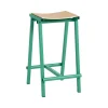 &Tradition Sitzgelegenheiten-HAY Taburete 8 Barhocker, niedrig, 65 cm, sanfte Jade - Eiche lackiert