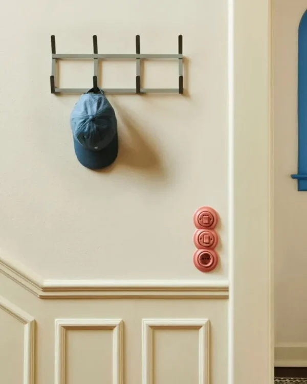 HAY Garderoben Und Kleiderbügel^Tape Garderobe, klein, metallic-grau