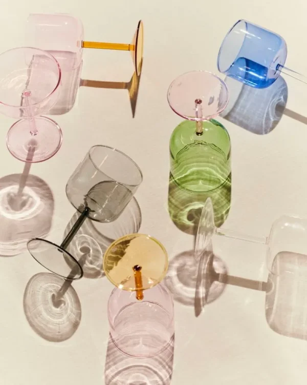HAY Geschirr | Gläser Und Tassen^Tint Coupé-Glas, 2 Stück, Rosa