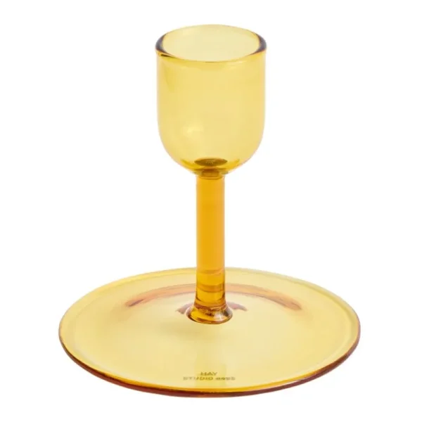 ferm LIVING Kerzen Und Kerzenhalter-HAY Tiny Kerzenständer, gerade, gelb