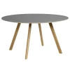 HAY Tische-Tisch CPH25 2.0, 140 cm, Eiche lackiert - graues Linoleum