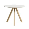 Muuto Tische-HAY Tisch CPH20 2.0, 90 cm, Eiche lackiert - weißes Laminat