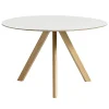 TIPTOE Tische-HAY Tisch CPH20 2.0, 120 cm, Eiche lackiert - weißes Laminat