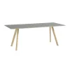 Vitra Tische-HAY Tisch CPH30 2.0, 200 x 90 cm, Eiche lackiert - graues Linoleum