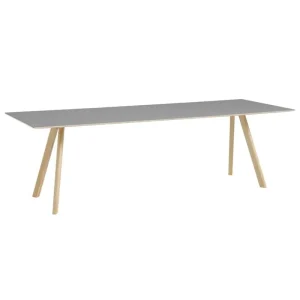 HAY Tische-Tisch CPH30 2.0, 250 x 90 cm, Eiche lackiert - graues Linoleum