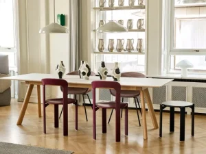 HAY Tische-Tisch CPH30 2.0, 250 x 90 cm, Eiche lackiert - weißes Laminat
