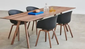 HAY Tische-Tisch CPH30 2.0, 250 x 90 cm, Nussbaum - lack. Nussbaumfurnier